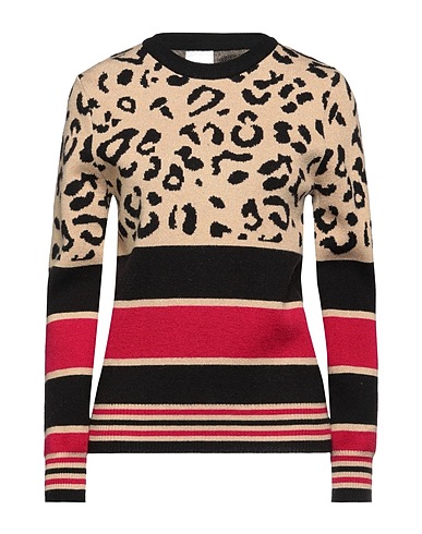 LE VOLIÈRE Jumper Camel 30% Polyester, 30% Viscose, 30% Wool, 10% Lurex®