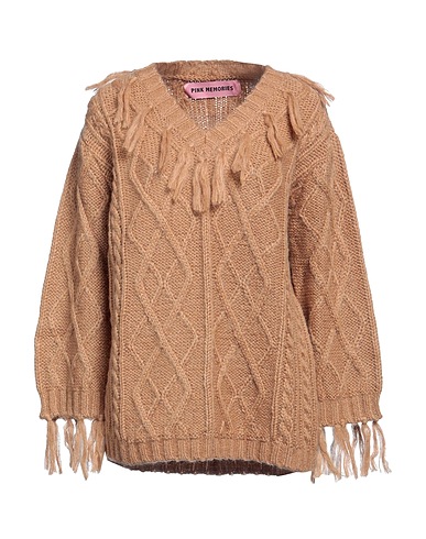 PINK MEMORIES Jumper Camel 36% Acrylic, 30% Mohair wool, 30% Polyamide, 4% Wool