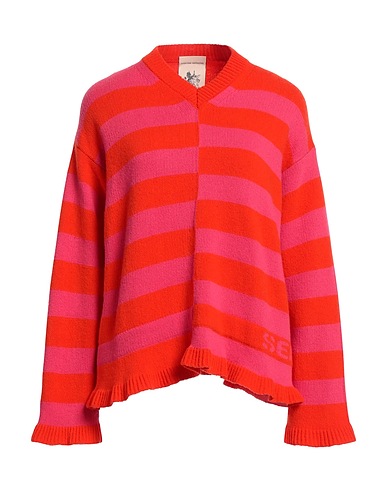 SEMICOUTURE Jumper Orange 80% Wool, 20% Polyamide