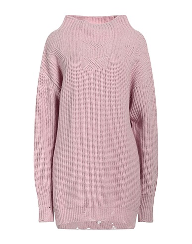 TELA Polo neck Pink 100% Wool