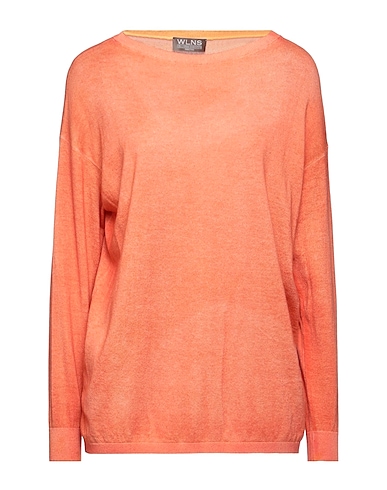 WLNS by WELLNESS Maglia in Cachemire Arancione 100% Cachemire