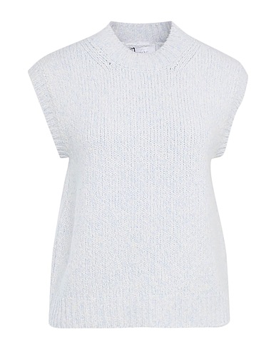 DANIELE FIESOLI Sleeveless sweater Sky blue 64% Merino Wool, 25% Polyamide, 10% Cashmere, 1% Elastane