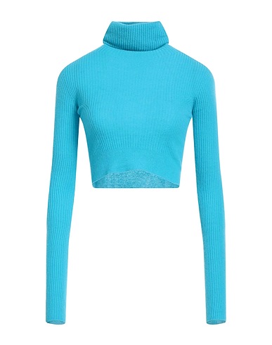 LANEUS Polo neck Sky blue 85% Merino Wool, 15% Cashmere