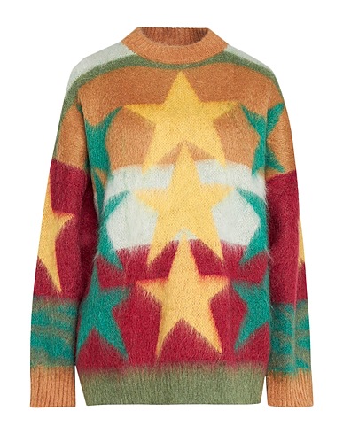 PALM ANGELS Jumper Brown 50% Mohair wool, 32% Polyamide, 18% Merino Wool, Polyester