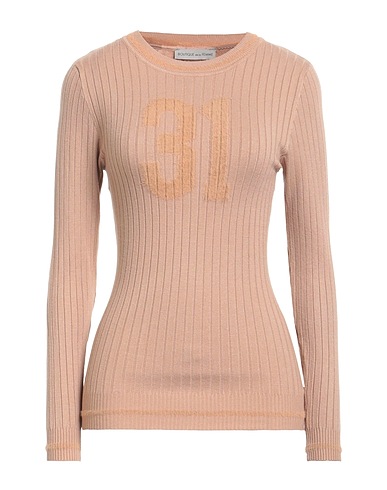 BOUTIQUE de la FEMME Jumper Beige 50% Viscose, 28% Polyester, 22% Nylon