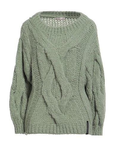 HINNOMINATE Pullover Verde salvia 68% Acrilico, 12% Poliammide, 10% Lana di alpaca, 10% Lana