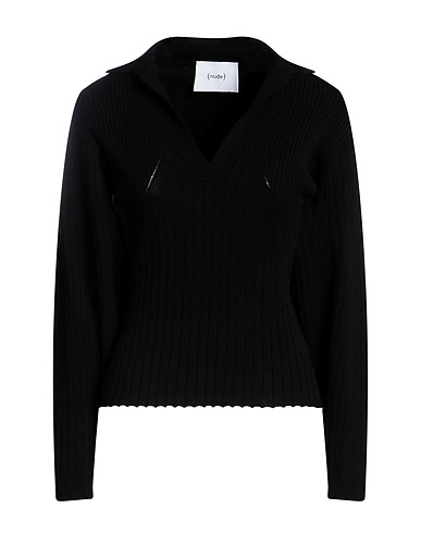 NUDE Sweater Black 44% Wool, 44% Acrylic, 12% Polyester