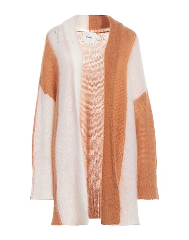 NUDE Cardigan Camel 57% Mohair wool, 25% Wool, 16% Polyamide, 2% Elastane