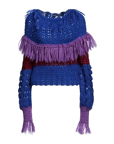ALBERTA FERRETTI Jumper Blue 50% Mohair wool, 32% Polyamide, 18% Virgin Wool
