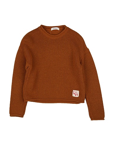 VICOLO Jumper Chocolate brown 70% Acrylic, 30% Wool