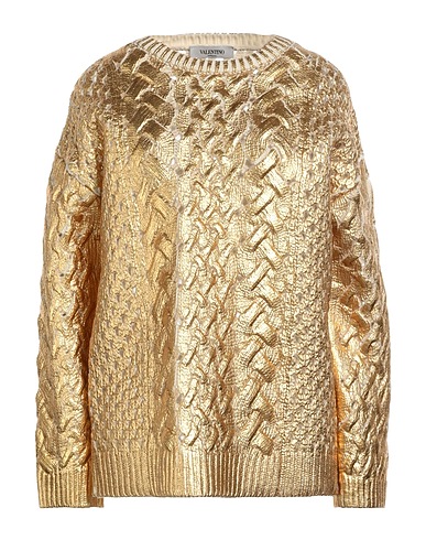 VALENTINO GARAVANI Jumper Gold 100% Virgin Wool