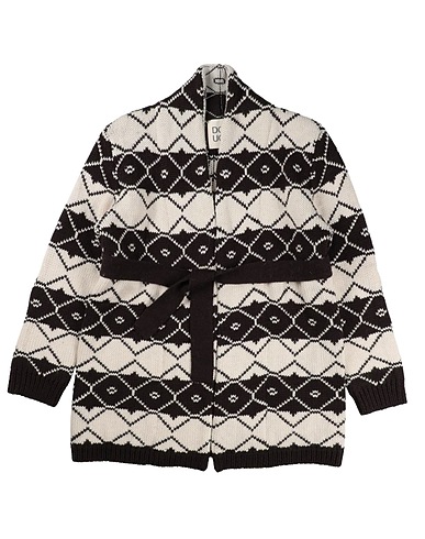 DOUUOD Cardigan Brown 50% Wool, 50% Acrylic