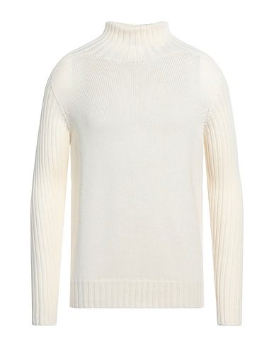 GRAN SASSO Polo neck Ivory 100% Virgin Wool