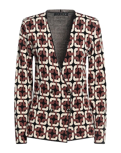 ICONA by KAOS Cardigan Black 71% Viscose, 26% Polyester, 3% Polyamide