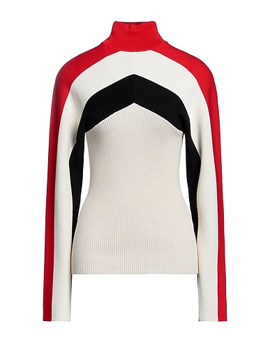 JIL SANDER Polo neck Red 36% Wool, 32% Viscose, 31% Cotton, 1% Polyester
