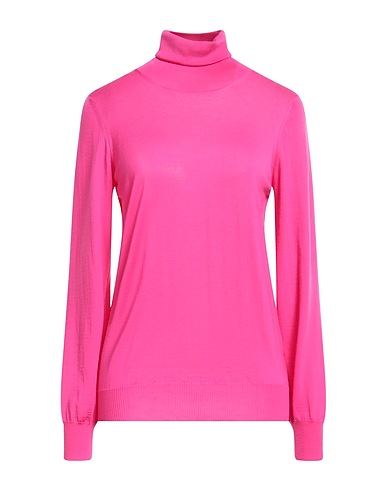 DRUMOHR Polo neck Magenta 100% Merino Wool