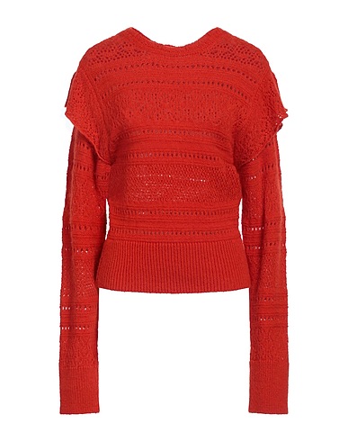 TWINSET Pullover Rosso pomodoro 45% Acrilico, 27% Lana, 19% Lana di alpaca, 9% Poliestere