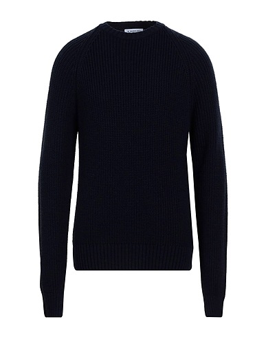 MANUEL RITZ Jumper Midnight blue 75% Acrylic, 10% Wool, 10% Viscose, 5% Alpaca wool