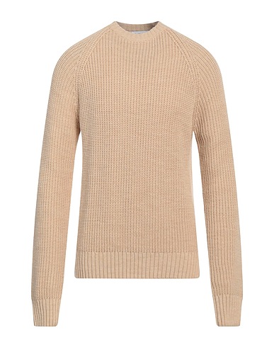 MANUEL RITZ Jumper Beige 75% Acrylic, 10% Wool, 10% Viscose, 5% Alpaca wool