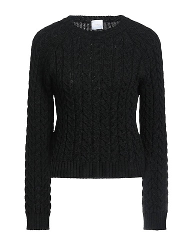 MERCI ITALIA Sweater Black 50% Wool, 40% Acrylic, 10% Alpaca wool