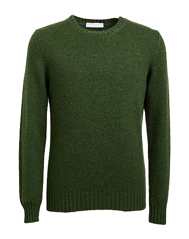 FILIPPO DE LAURENTIIS Maglia in Cachemire Verde militare 100% Cachemire