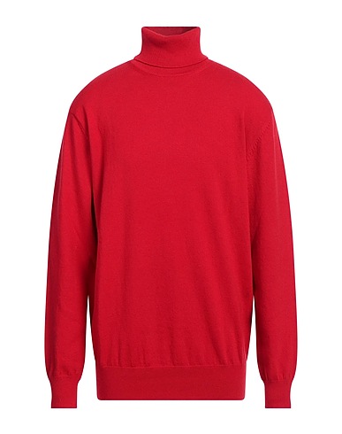 CASHMERE COMPANY Turtleneck Red 70% Wool, 30% Cashmere