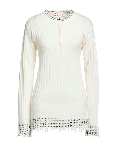 MARNI Jumper White 100% Wool