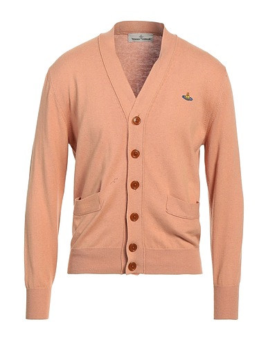VIVIENNE WESTWOOD Cardigan Rosa antico 85% Cotone, 15% Cachemire