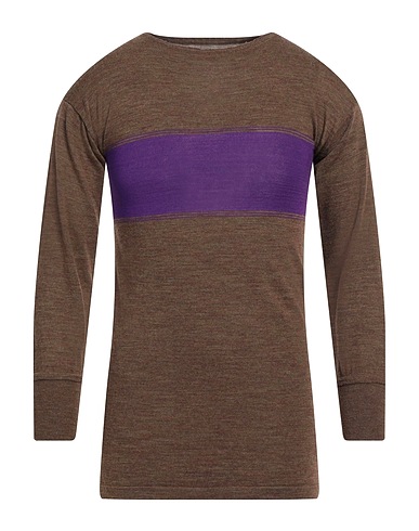 MAISON MARGIELA Jumper Brown 72% Wool, 18% Polyamide, 10% Cotton