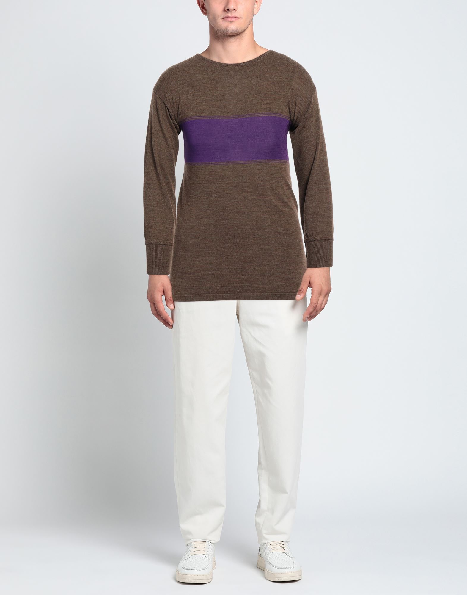 トップス Maison Margiela paneled wool sweater 0400023128973_BEIGECAMEL?wid=