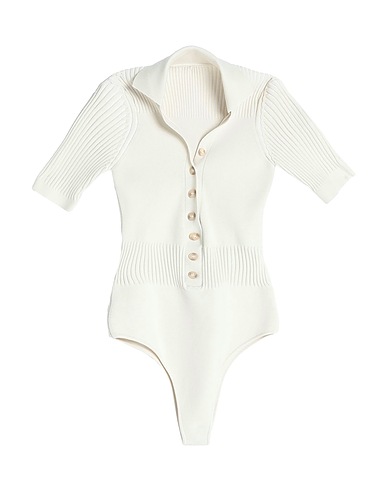 JACQUEMUS Jumper Beige 85% Viscose, 15% Polyester