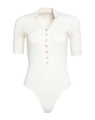 JACQUEMUS Jumper Off white 85% Viscose, 15% Polyester