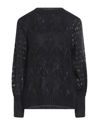 ALBERTA FERRETTI Jumper Black 50% Mohair wool, 32% Polyamide, 18% Virgin Wool, Elastane