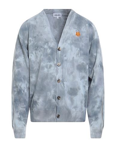 KENZO Cardigan Grigio 100% Cotone