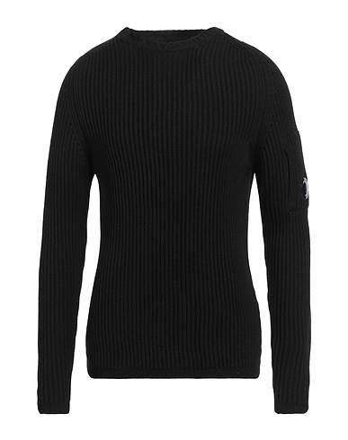 C.P. COMPANY Pullover Nero 60% Lana Merino, 40% Acrilico