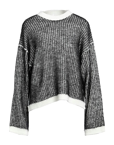 8PM Sweater Black 49% Acrylic, 21% Virgin Wool, 11% Alpaca wool, 10% Mohair wool, 9% Polyamide