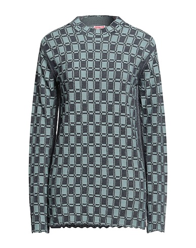 KENZO Jumper Sky blue 54% Viscose, 46% Cotton