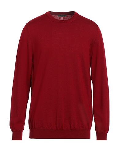 MASQ Jumper Brick red 100% Merino Wool