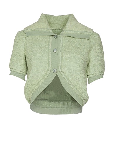 JACQUEMUS Cardigan Light green 35% Polyamide, 28% Wool, 25% Viscose, 12% Alpaca wool