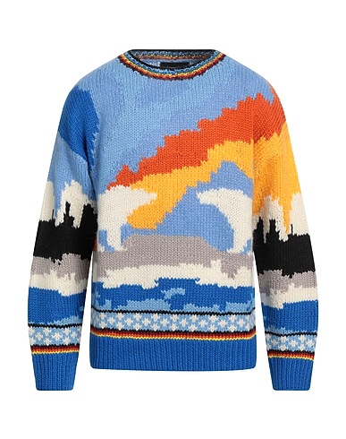 DSQUARED2 Jumper Light blue 87% Wool, 7% Polyamide, 6% Mohair wool