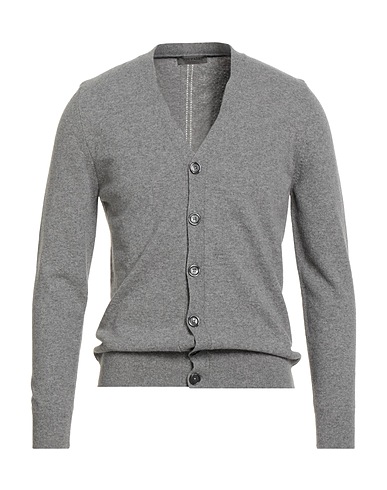 +39 MASQ Strickjacke Hellgrau 100% Wolle