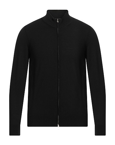+39 MASQ Cardigan Black 100% Merino Wool