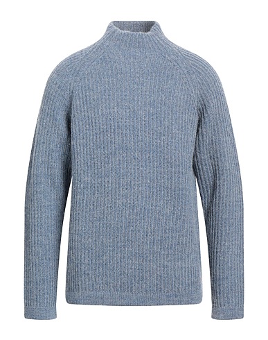 DIGEL MOVE Polo neck Slate blue 55% Polyacrylic, 25% Wool, 20% Alpaca wool