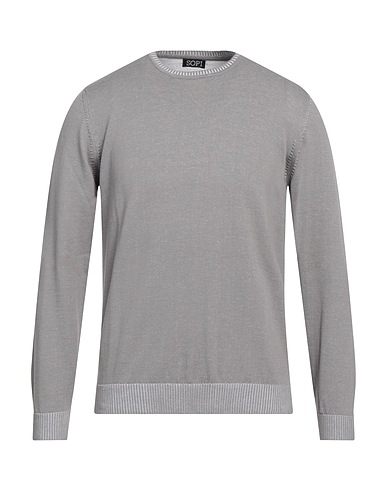 SOPI Pullover Grigio 100% Cotone