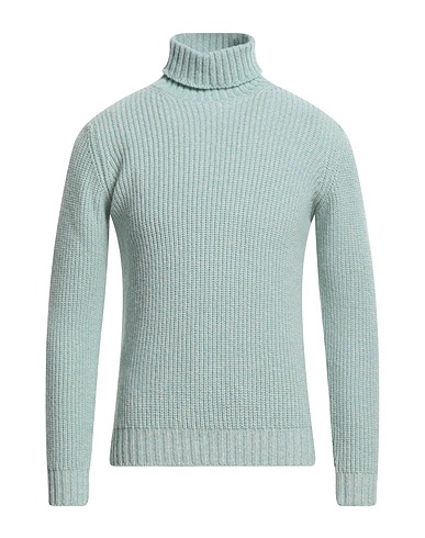 GIAMPAOLO Rollkragenpullover Säuregrün 90% Super 120s Wolle, 10% Kaschmir