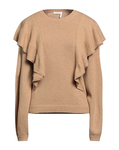 CHLOÉ Maglia in Cachemire Sabbia 100% Cachemire