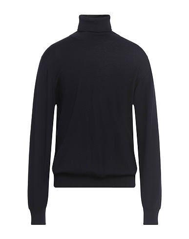 ALPHA STUDIO Turtleneck THE FINE ESSENTIALS Navy 100% Merino Wool