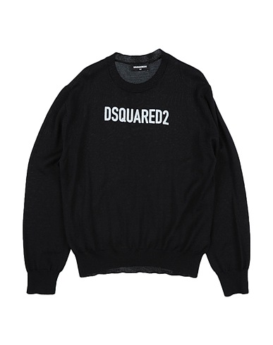 DSQUARED2 プルオーバー ブラック アクリル 50% / ウール 50%