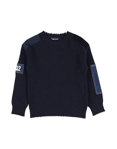 DSQUARED2 Pullover Nachtblau 33% Rayon, 23% Nylon, 20% Baumwolle, 20% Wolle, 4% Kaschmir