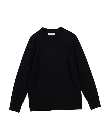 PAOLO PECORA Jumper Black 33% Viscose, 23% Polyamide, 20% Wool, 20% Cotton, 4% Cashmere